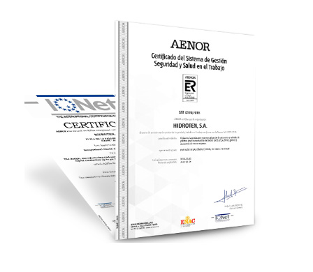 Obtention de la certification ISO 45001, nouvelle norme pour les systèmes de gestion de la santé et sécurité au travail.